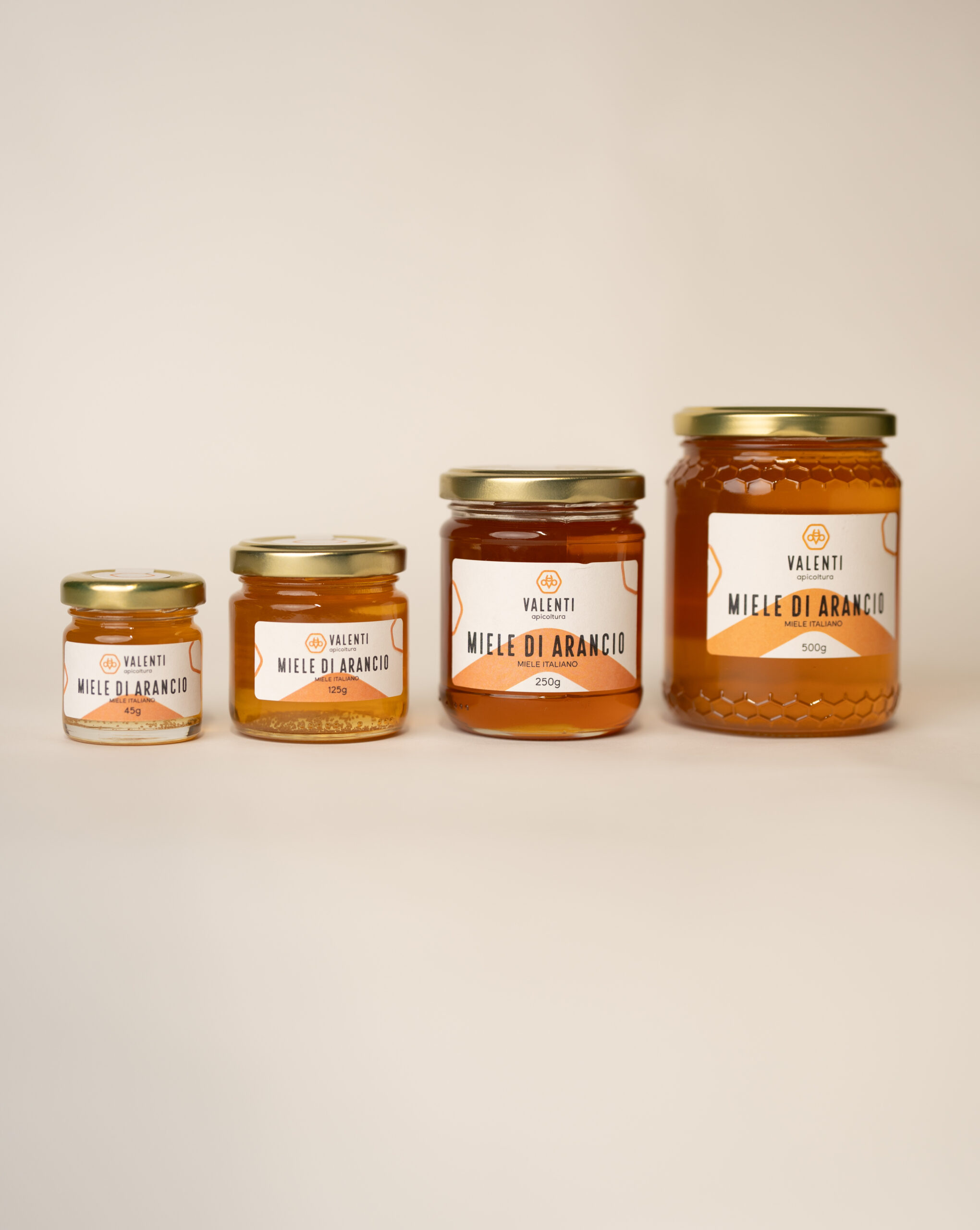 Miele Di Arancio Sfondo Apicoltura Valenti